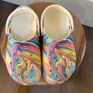 Rainbow Crocs